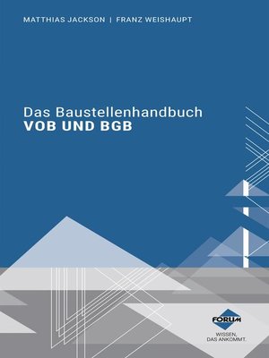 cover image of Das Baustellenhandbuch VOB und BGB